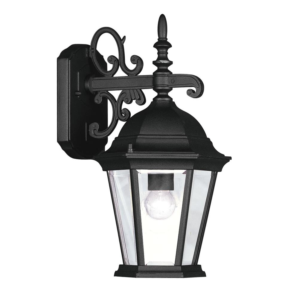 Livex Lighting 7555-04 Hamilton Outdoor Wall Lantern in Black 